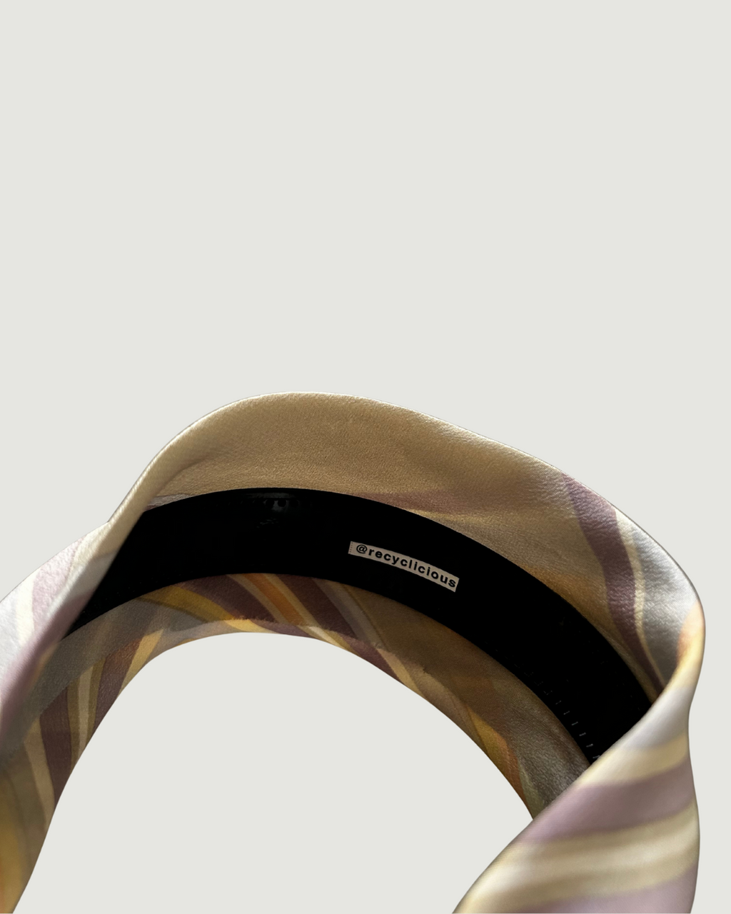 Pastel Striped Headband by Recylicious