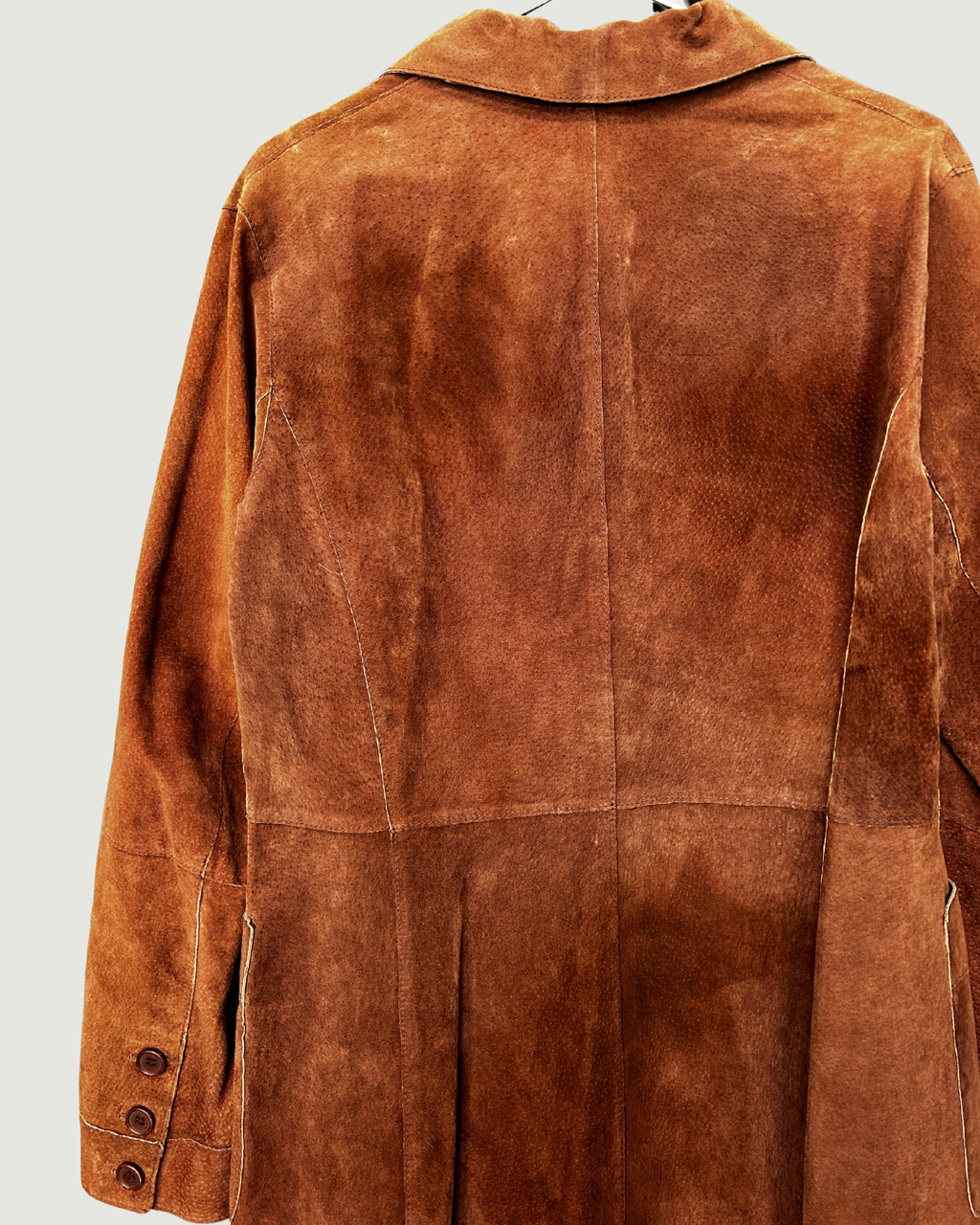 Brown Suede Coat