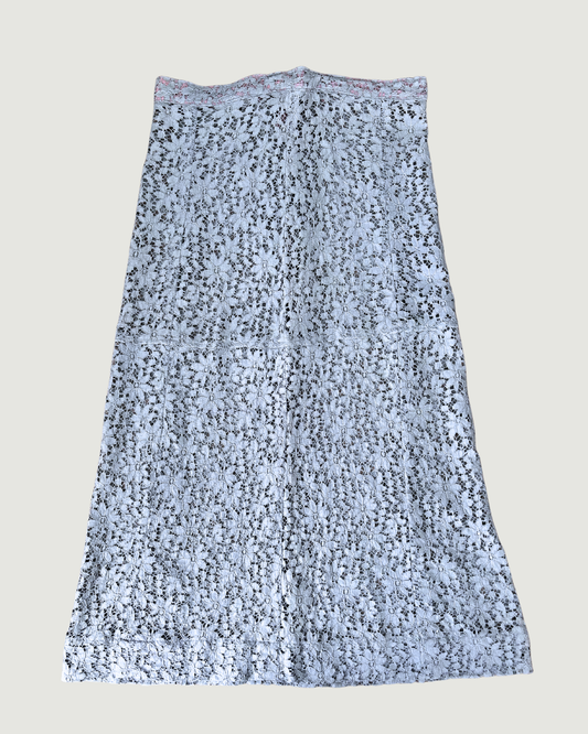 Vintage Lace Midi Skirt