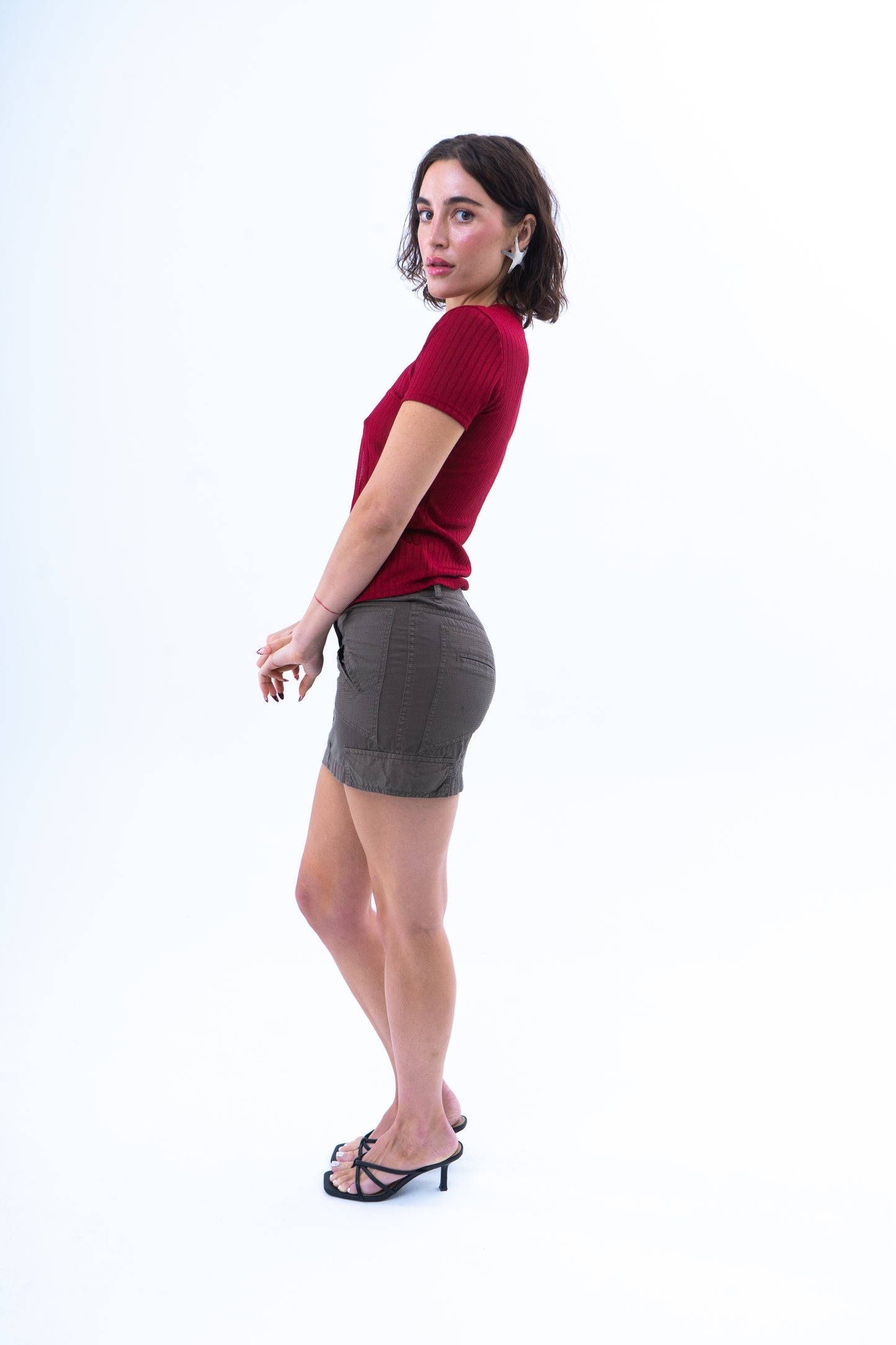 Utilitarian-Inspired Mini Skirt