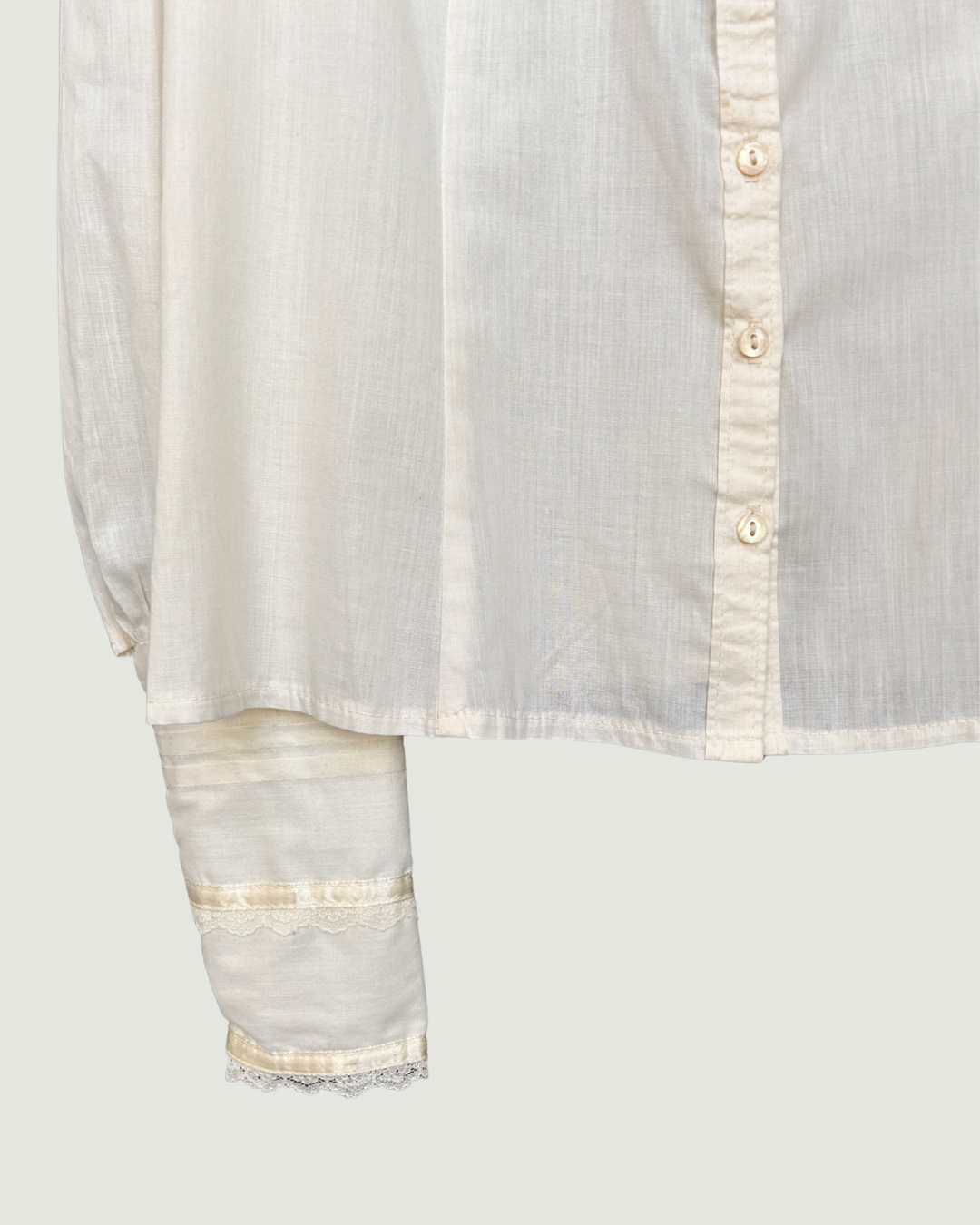 Victorian Lace Pintuck Blouse