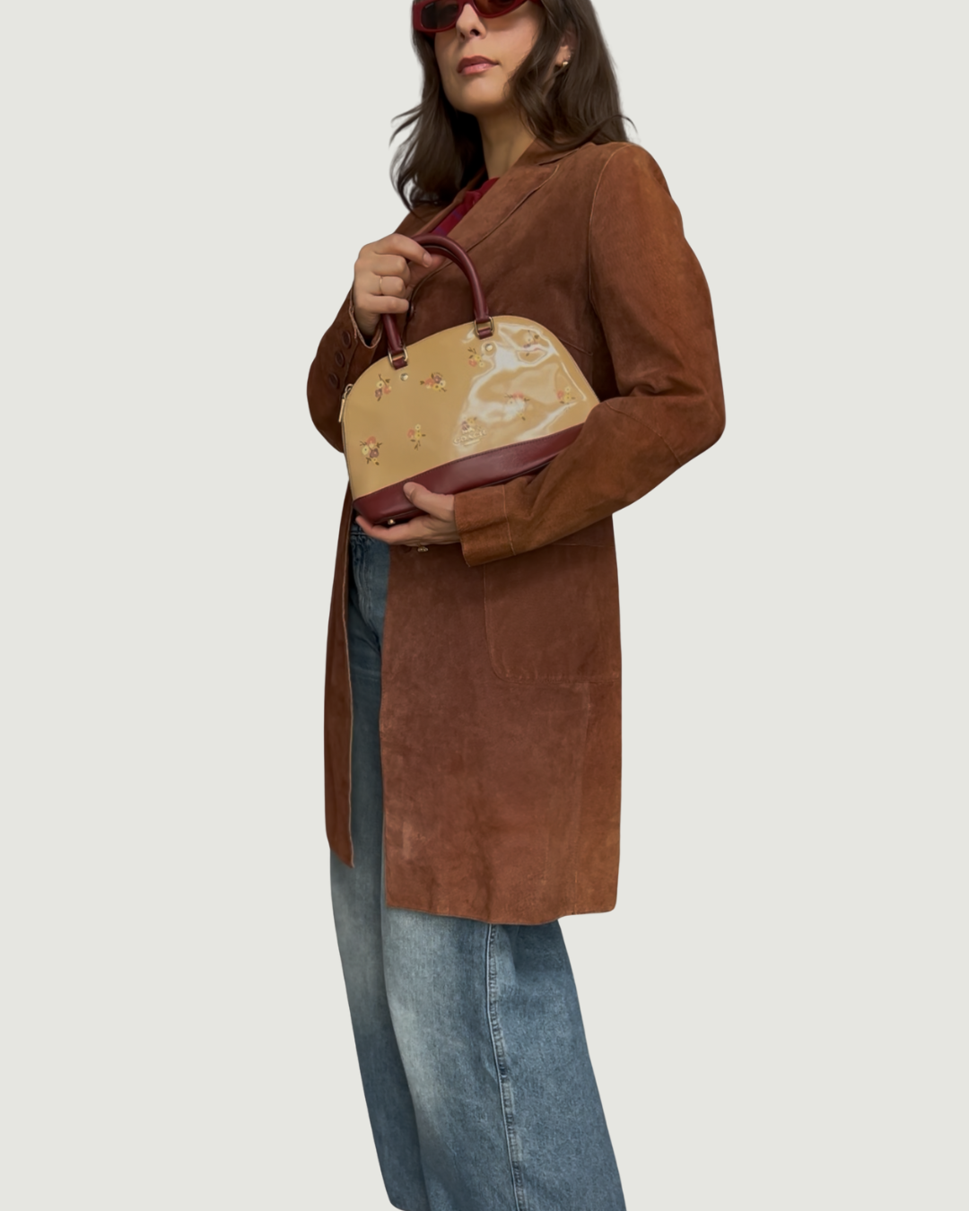 Brown Suede Coat