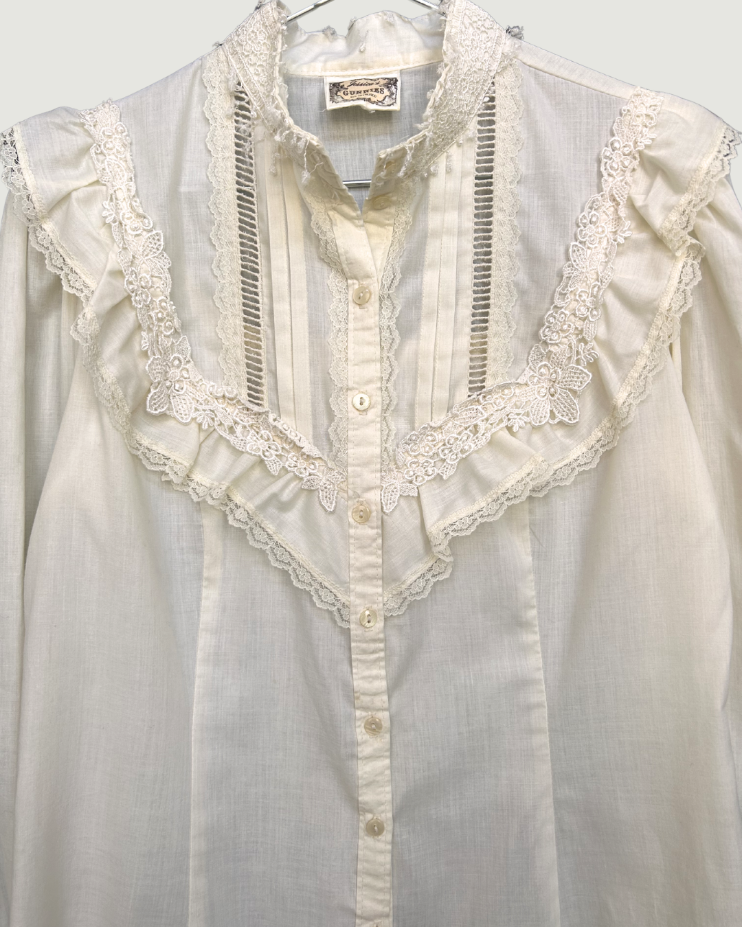 Victorian Lace Pintuck Blouse