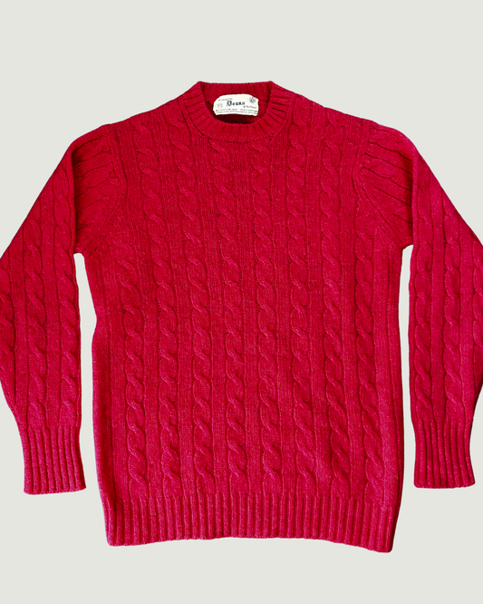 Pink Cable Sweater