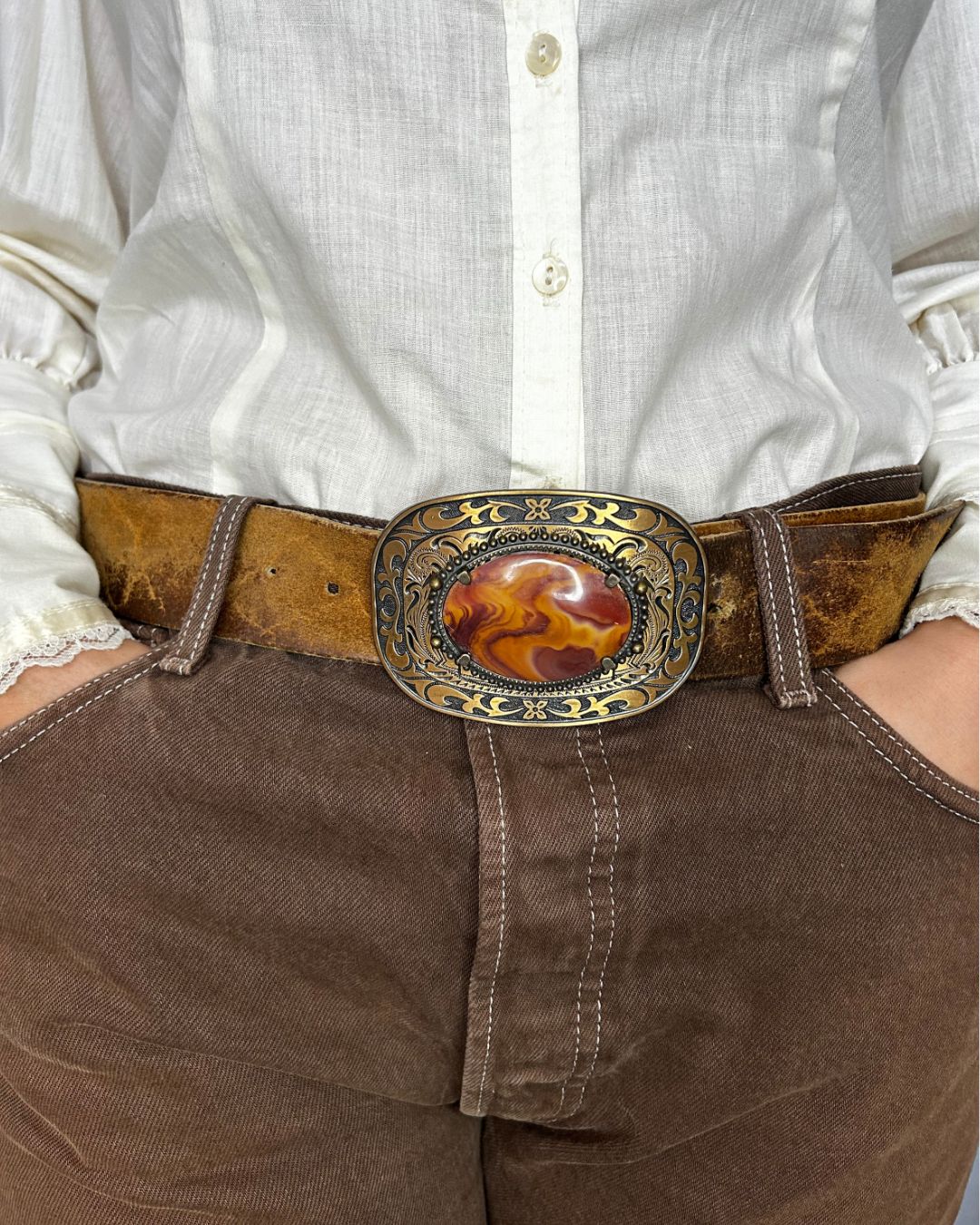 Mookaite Jasper Trophy Buckle