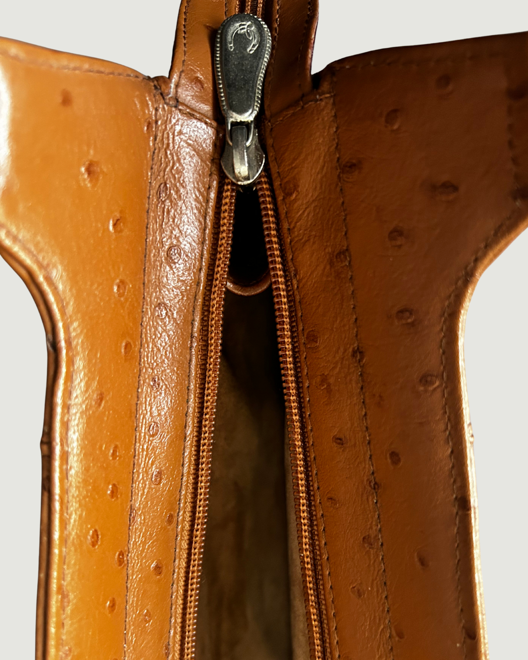 Ostrich Leather Bag