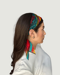 Tropical Stripes Headband by Recylicious