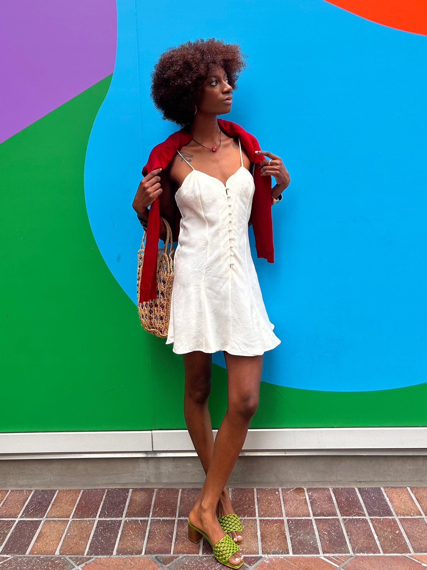 Slip Mini Dress