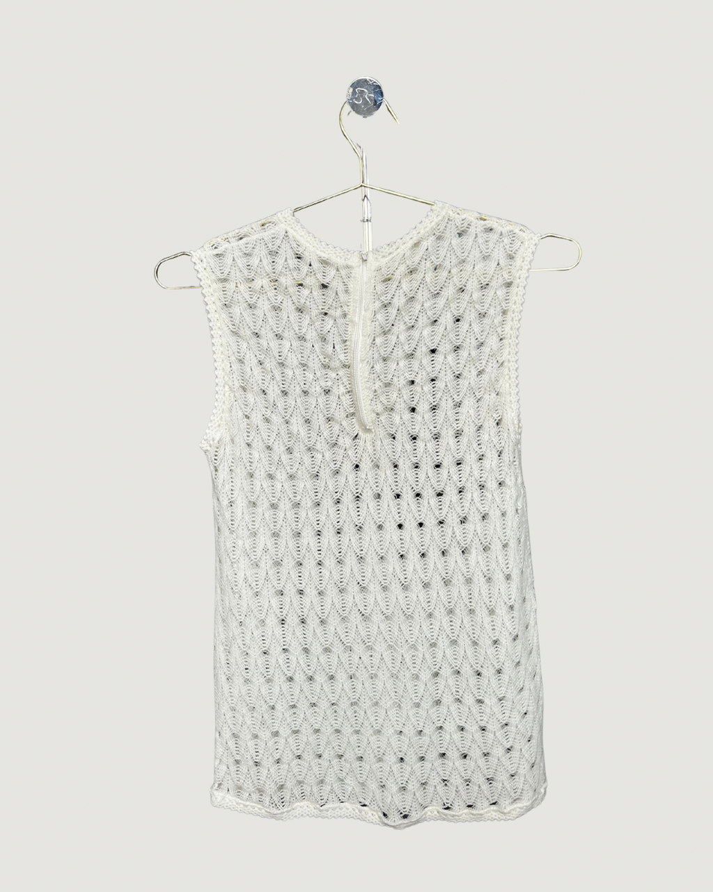 Sleeveless Crochet Knit Tank