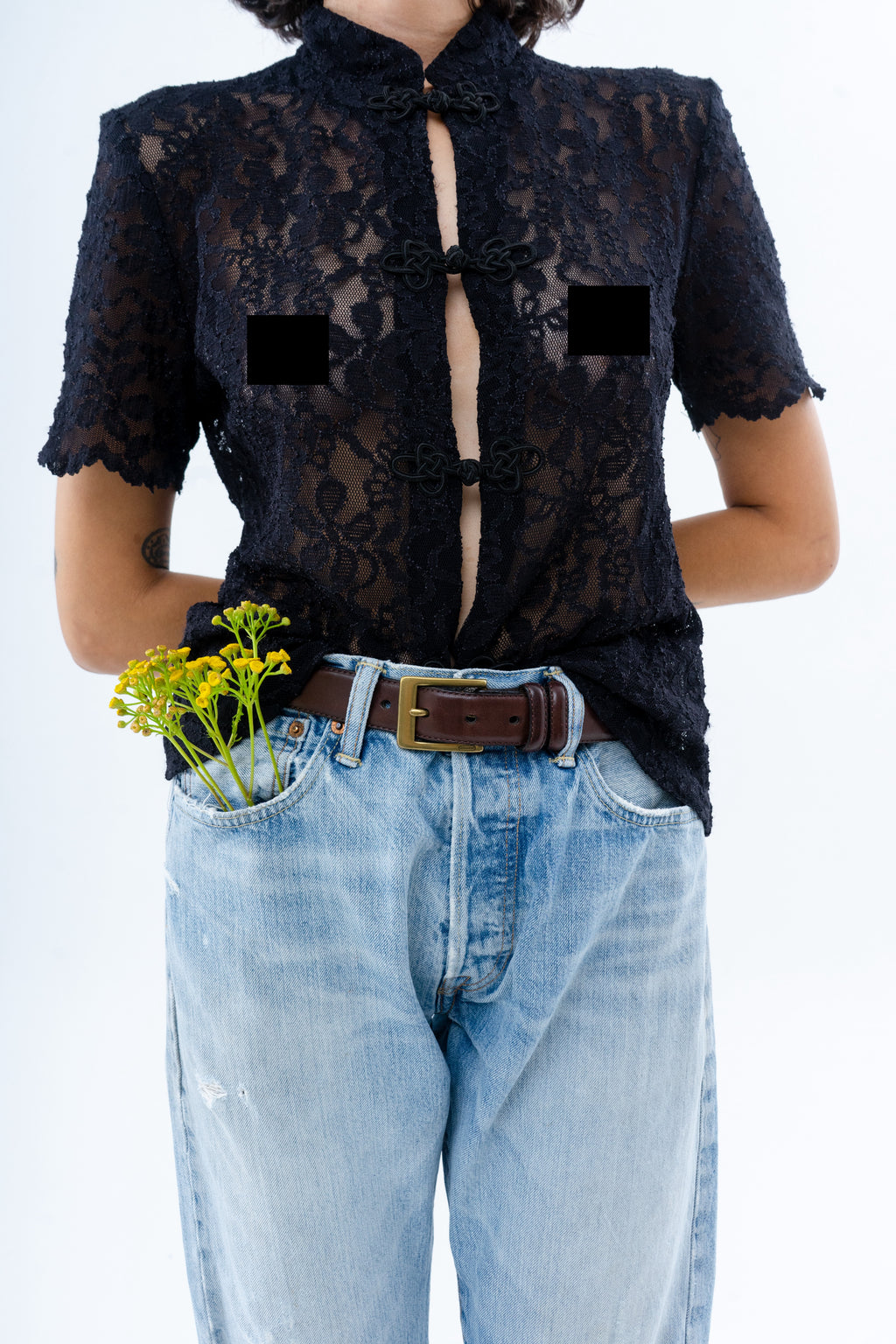 Lacey Button Up